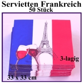 Servietten Frankreich