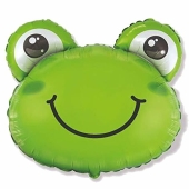 Frosch Luftballon aus Folie