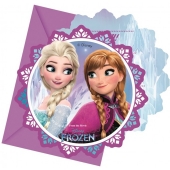 Frozen Northern Lights Einladungskarten zum Kindergeburtstag