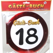 Gästebuch zum 18. Geburtstag, Verkehrsschild 18