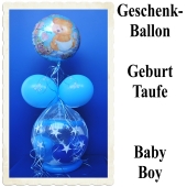 Geschenkballon zu Geburt und Taufe, Boy, Junge