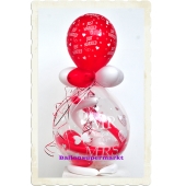 Geschenkballon zur Hochzeit, Mr & Mrs, Just Married