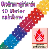 Großraumgirlande Rainbow 10 Meter