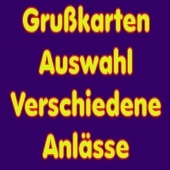 Grußkarten Auswahl Verschiedene Anlässe