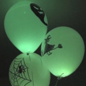 Halloween Leuchtluftballons, LED Ballons