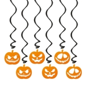 Party-Swirls Halloween Kürbis