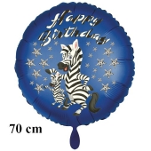 Happy Birthday Zebra Kindergeburtstag großer Luftballon