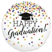 Happy Graduation Luftballon aus Folie, 46 cm
