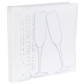 Hochzeit Gästebuch Champagner