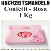 Hochzeitsmandeln Confetti, Rosa