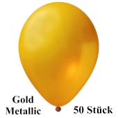 Großer 40x36 cm Luftballon, Gold Metallic