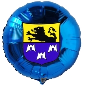 Karnevals- und Faschingsluftballon mit eigenem Wappen oder Vereinslogo