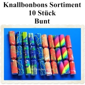 Knallbonbons Sortiment Bunt 10 Stück