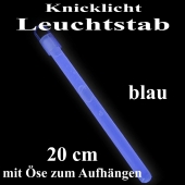 Knicklicht Leuchtstab, 20 cm, blau