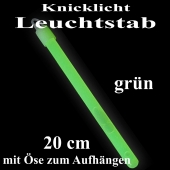 Knicklicht Leuchtstab, 20 cm, grün