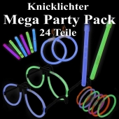 Knicklicht Mega Party Pack, 24 Teile, bunt