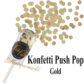 Konfetti Push Pop, gold