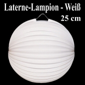 Laterne-Lampion Weiß, 25 cm