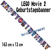 Kindergeburtstagsbanner LEGO Movie 2