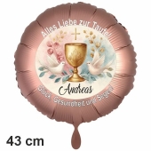 Luftballon zur Taufe mit Namen personalisiert