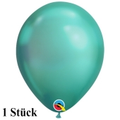 Qualatex Luftballon in Chrome Green, 27,5 cm, 1 Stück
