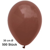 Luftballon Braun, Maroon, Pastell, gute Qualität, 500 Stück