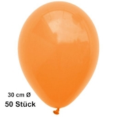 Luftballon Mandarin, Pastell, gute Qualität, 50 Stück