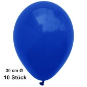 Luftballon Marineblau, Pastell, gute Qualität, 10 Stück