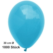 Luftballon Türkis, Pastell, gute Qualität, 1000 Stück