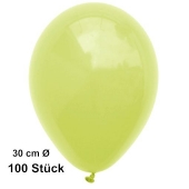 Luftballon Zitronengelb, Pastell, gute Qualität, 100 Stück