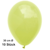 Luftballon Zitronengelb, Pastell, gute Qualität, 10 Stück