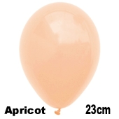 Luftballons 23 cm, Apricot, 100 Stück
