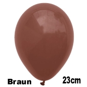 Luftballons 23 cm, Braun, 100 Stück