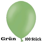 Luftballons 23 cm, Grün, 100 Stück