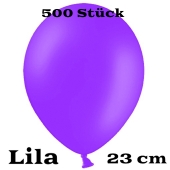 Luftballons 23 cm, Lila, 500 Stück, günstig und preiswert