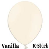 Luftballons 23 cm, Vanille, 10 Stück