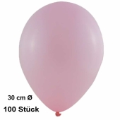Luftballon Babyrosa, Pastell, gute Qualität, 100 Stück