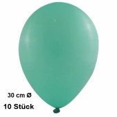 Luftballon Smaragd, Pastell, gute Qualität, 10 Stück