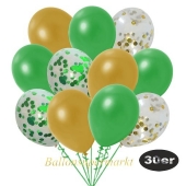 luftballons-30er-pack-5-gruen-5-gold-konfetti-und-10-metallic-gruen-10-metallic-gold