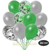 luftballons-30er-pack-5-silber-konfetti-5-gruen-konfetti-und-10-metallic-gruen-10-metallic-silber