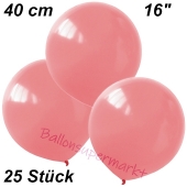 Luftballons 40 cm, Babyrosa, 25 Stück
