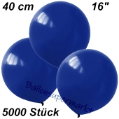 Luftballons 40 cm, Dunkelblau, 5000 Stück