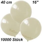 Luftballons 40 cm, Elfenbein, 10000 Stück