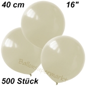 Luftballons 40 cm, Elfenbein, 500 Stück