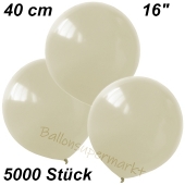 Luftballons 40 cm, Elfenbein, 5000 Stück
