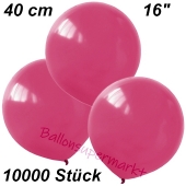 Luftballons 40 cm, Fuchsia, 10000 Stück
