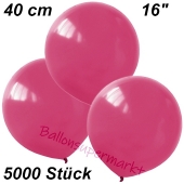 Luftballons 40 cm, Fuchsia, 5000 Stück