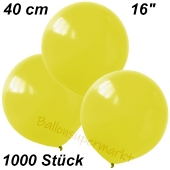 Luftballons 40 cm, Gelb, 1000 Stück