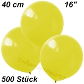 Luftballons 40 cm, Gelb, 500 Stück