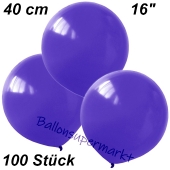 Luftballons 40 cm, Violett, 100 Stück